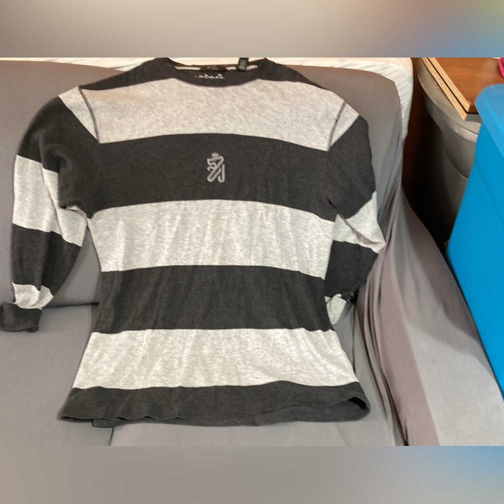 Sean John 3XL Striped Long Sleeve Shirt